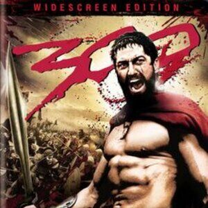 300 Widescreen Edition DVD R Rated Gerard Butler Warner Bros 2007 Action Movie